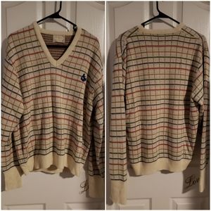 VINTAGE HOGAN MULTICOLOR ANCHOR LOGO SWEATER LARGE